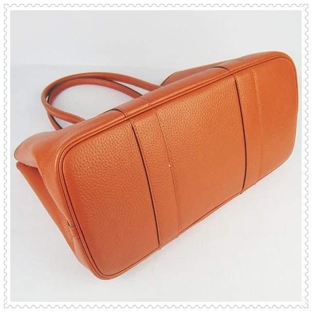 Hermes Garden Party orange handbags